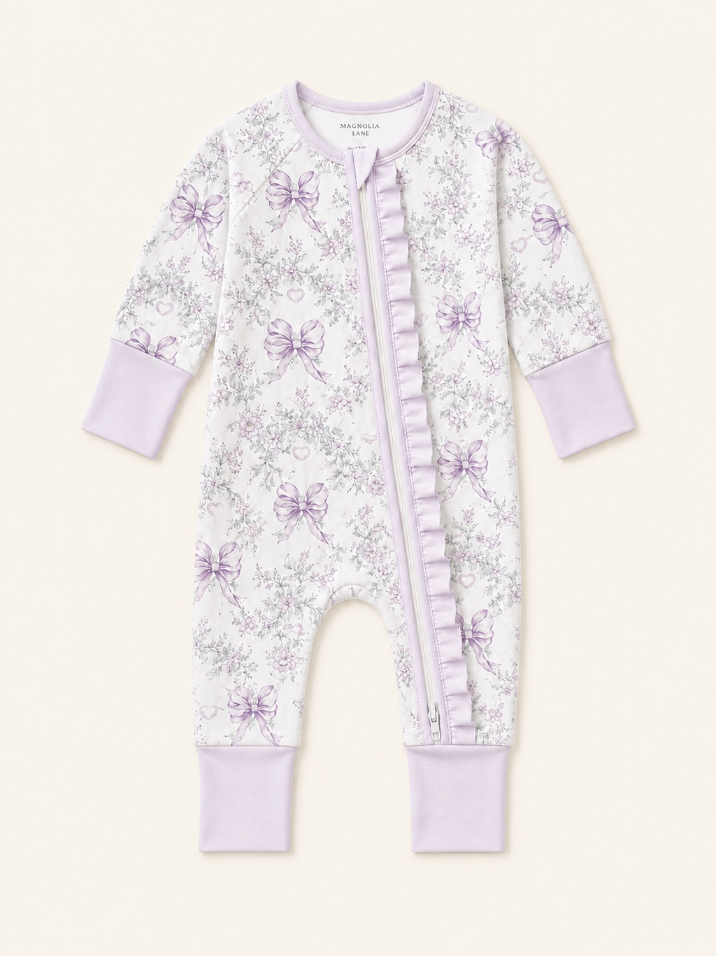 Girl Lavender Baby Bamboo Pajama