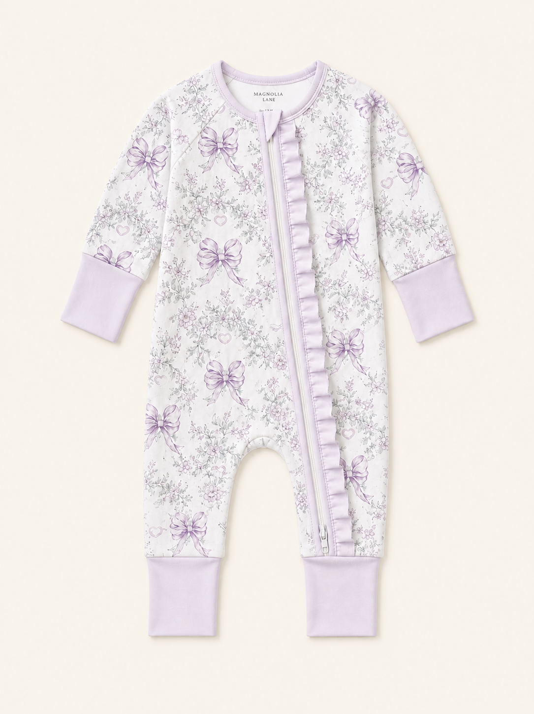 Girl Lavender Baby Bamboo Pajama