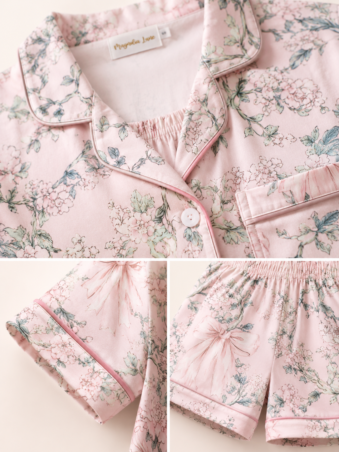 Blush Belle Adult Two piece Pajama