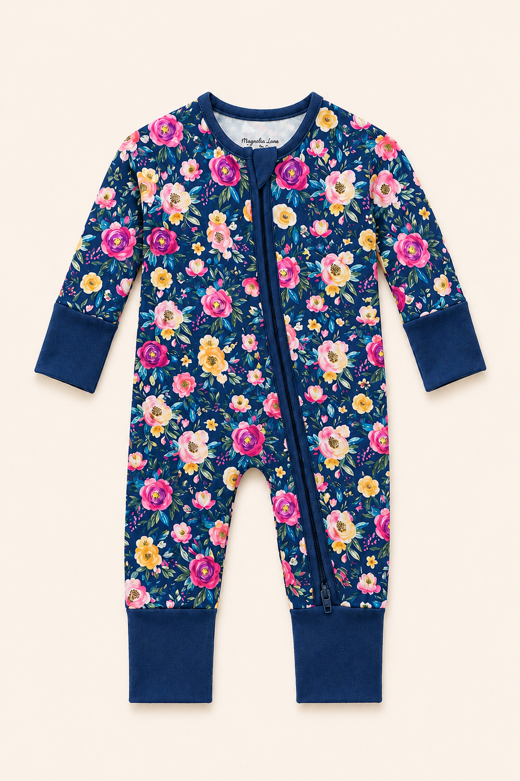Blue floral Baby Pajamas