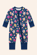 Blue floral Baby Pajamas
