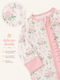 Rose White Baby Bamboo Pajama