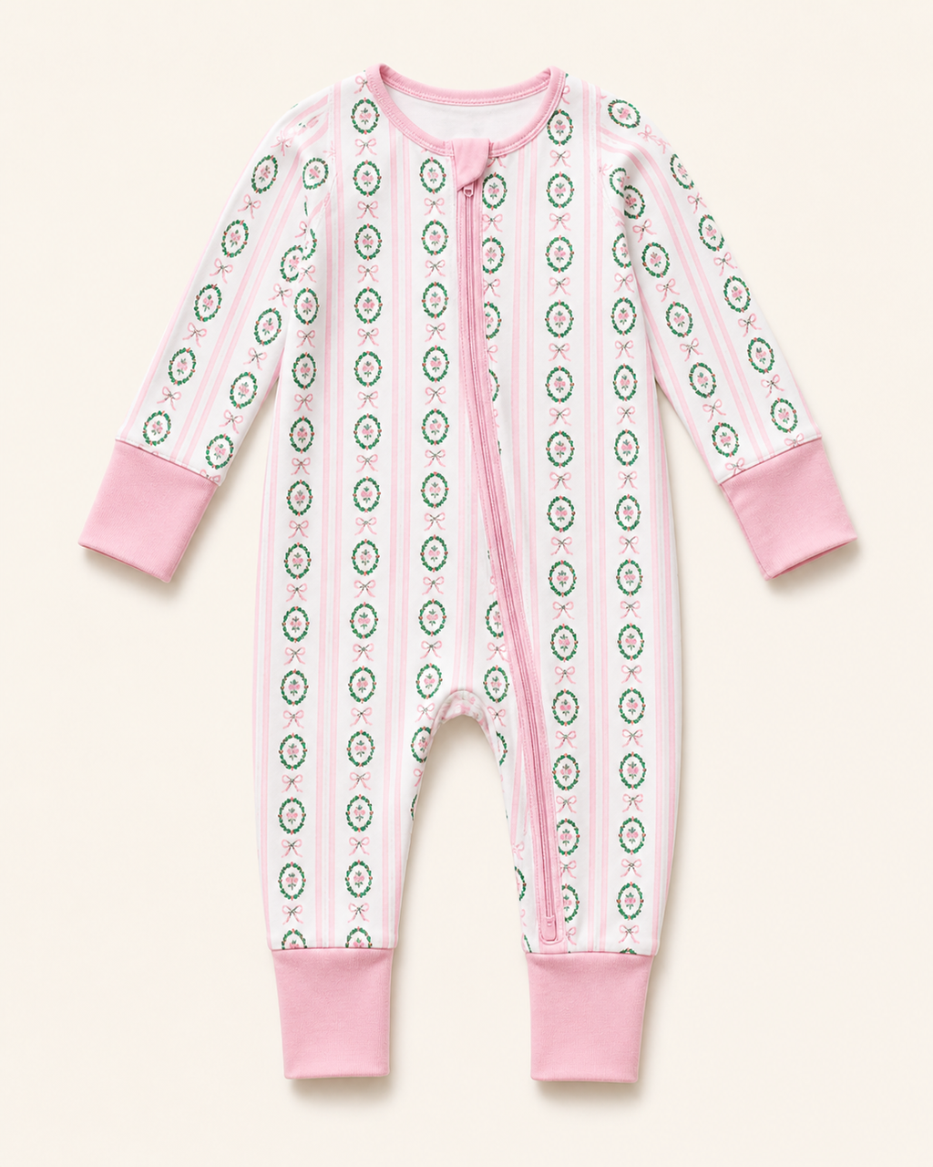 Pink Flower Bamboo Pajama