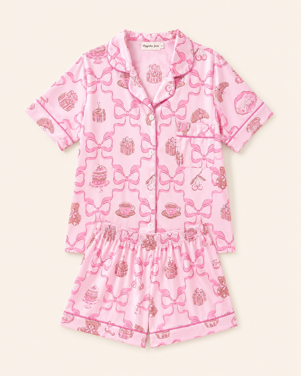 Coquette and Desert Adult Two piece Pajama