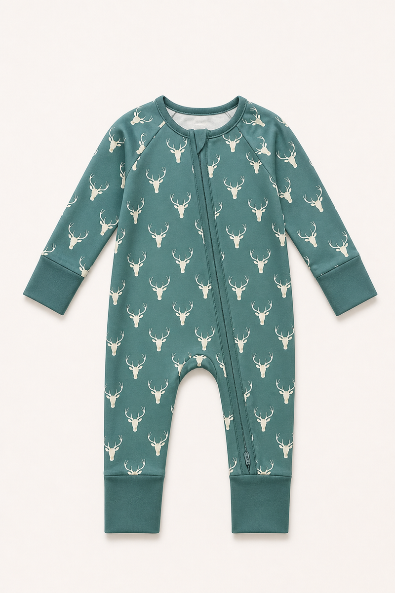 Boy Deer Baby Bamboo Pajama