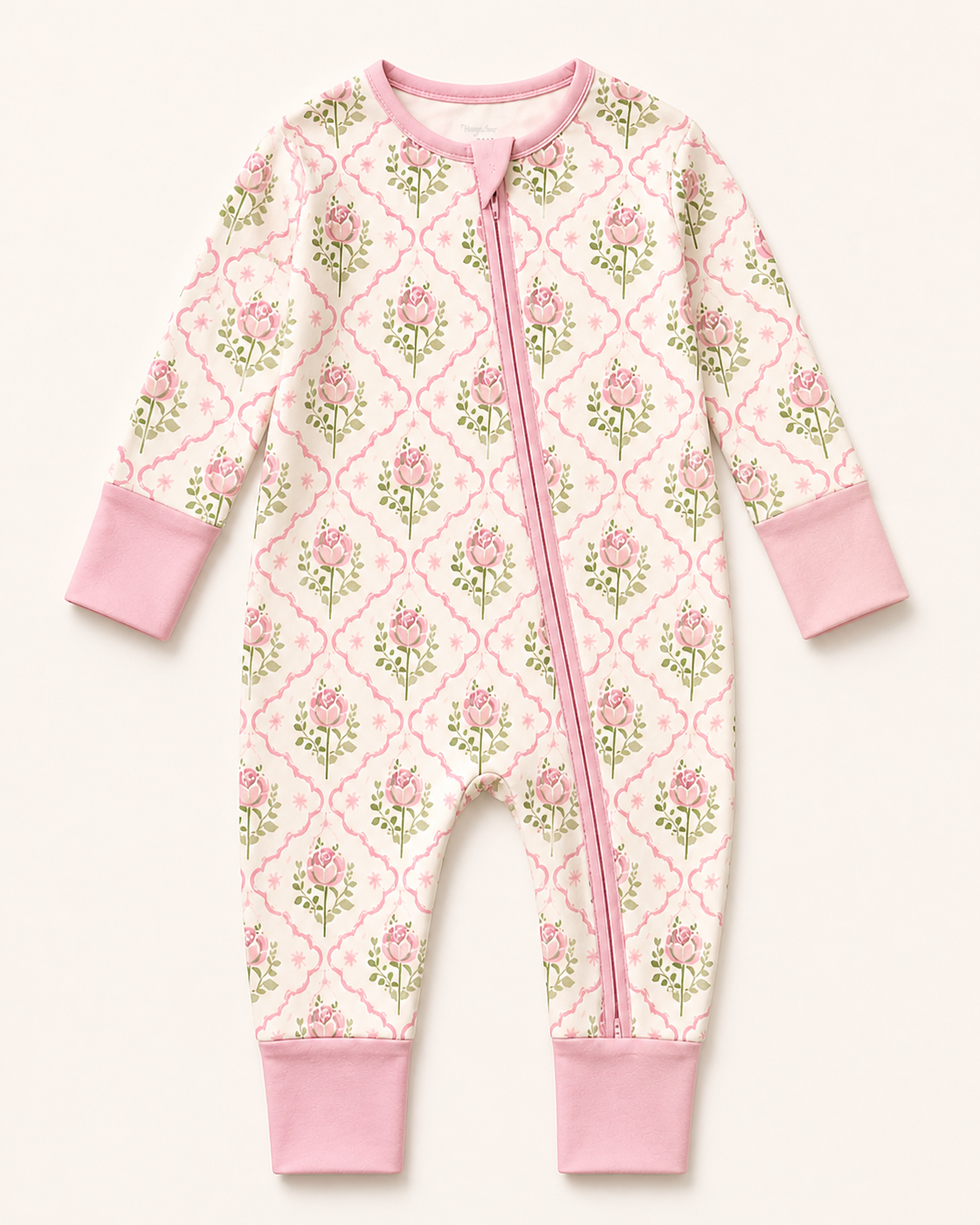 Rose Damask Bamboo Pajama