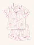 Two Piece Pink Bow Pajama