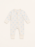 Blue bow Baby Bamboo Pajama