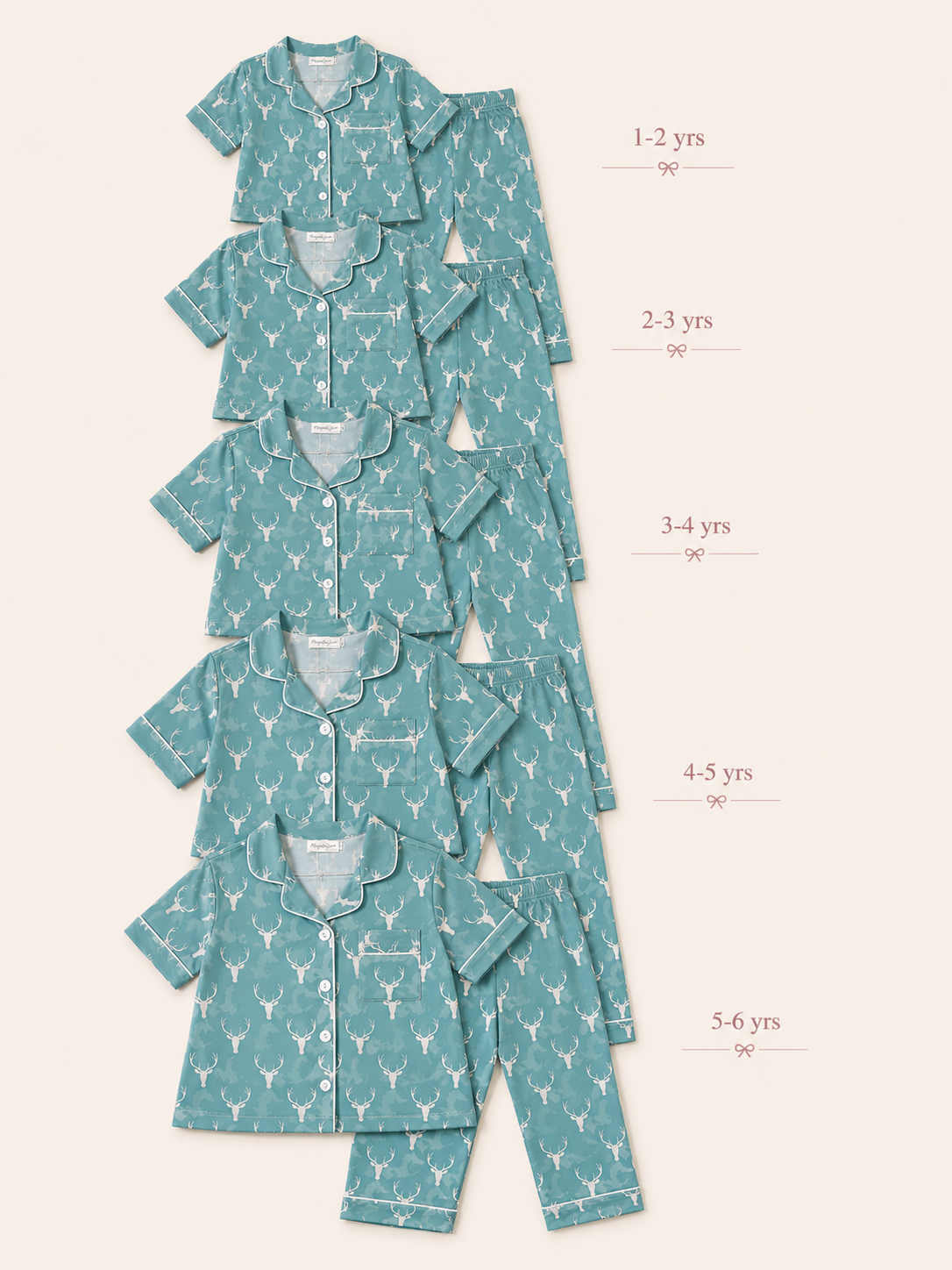 Two Piece Antler Pajama