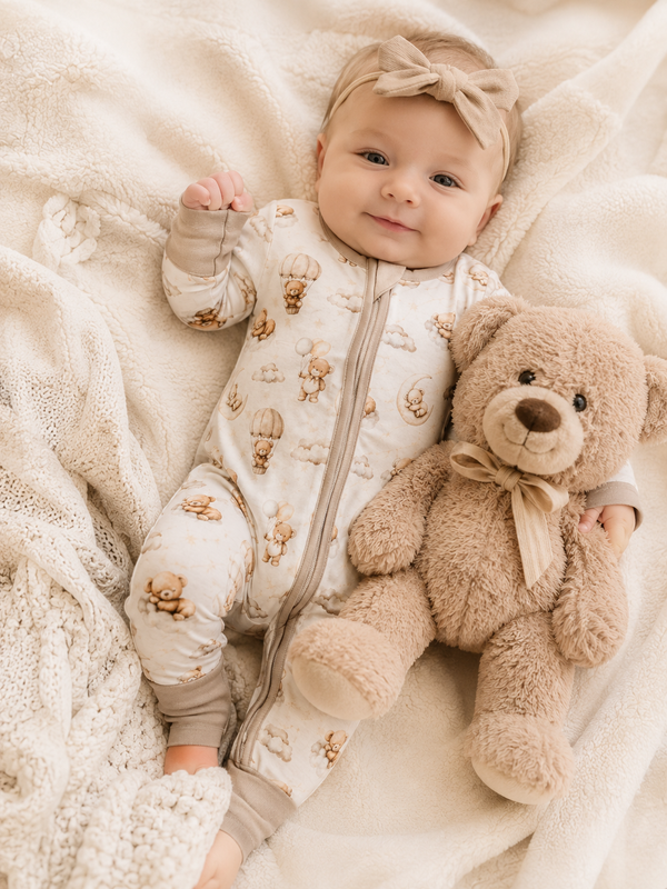 Teddy Bear Baby Bamboo Pajama