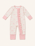 Bows and Pearl Baby Bamboo Pajama