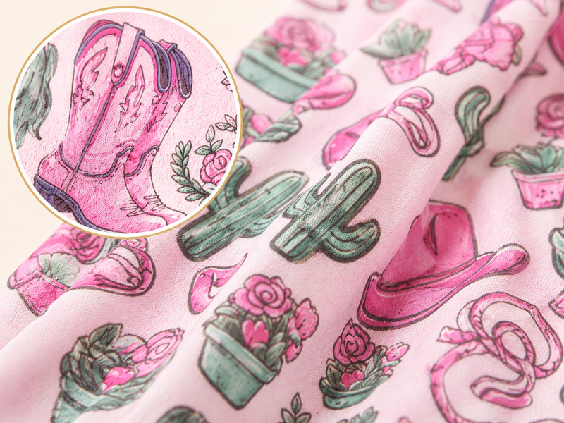 Two Piece CowGirl Pajama