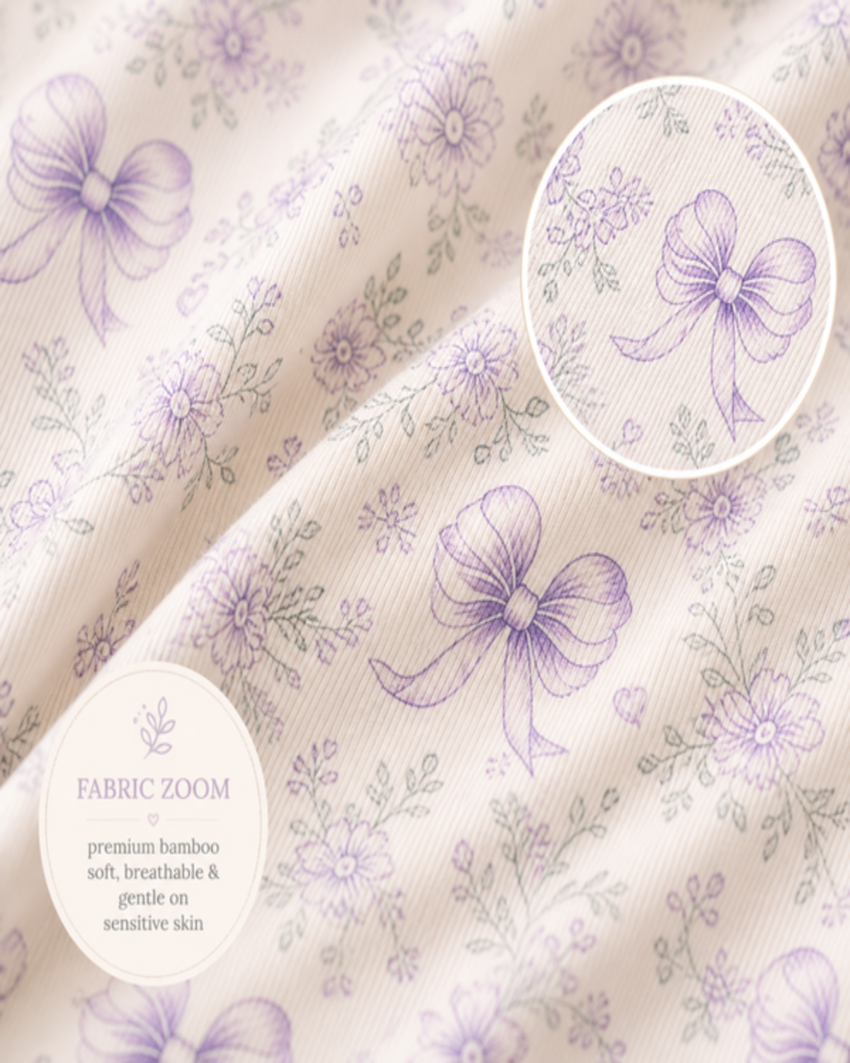 Girl Lavender Baby Bamboo Pajama