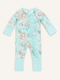 Teal Mermaid Baby Bamboo Pajama